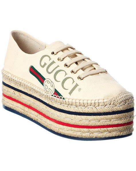 gucci espadrilles flats|gucci espadrilles platform.